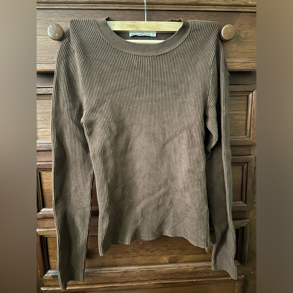 Abercrombie Long Sleeve Square Neck Top